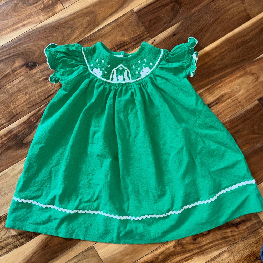 Lil’ Cactus Nativity Dress sz 2T
